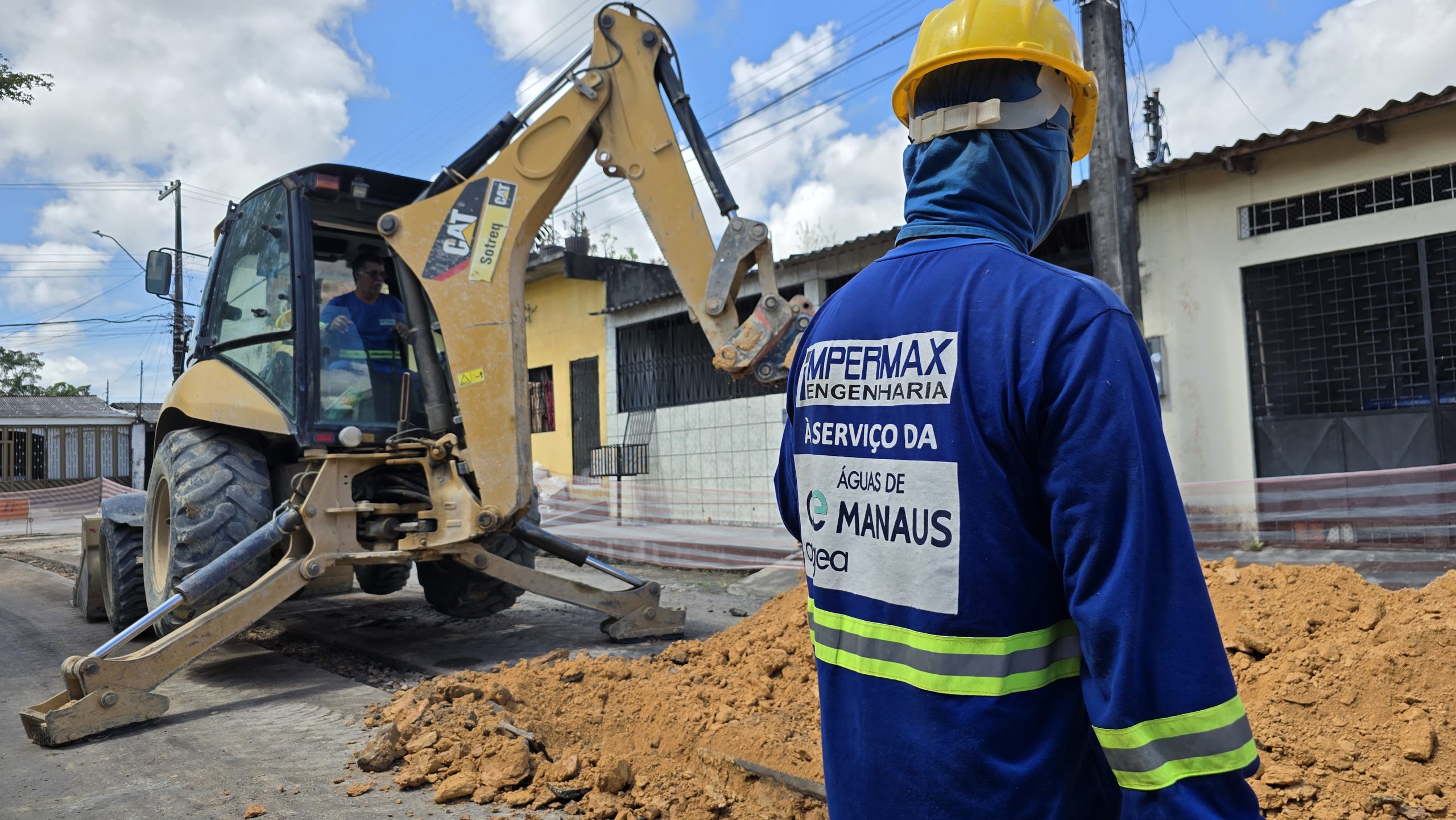 Obras do Trata Bem Manaus chegam ao conjunto Francisca Mendes com mais de 31 mil metros de rede de esgoto