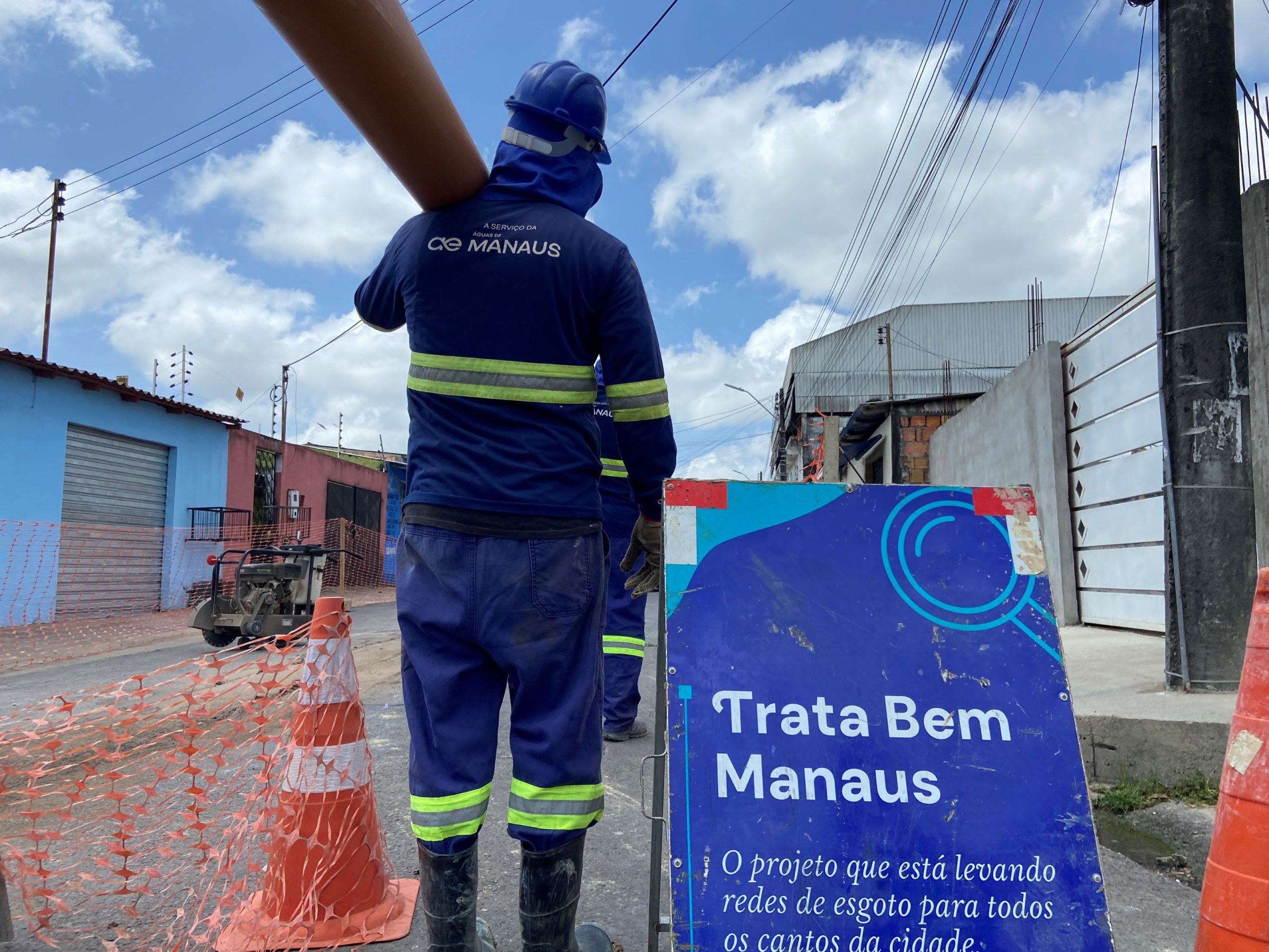 Trata Bem Manaus: cronograma de obras de esgoto avança em 13 áreas da cidade