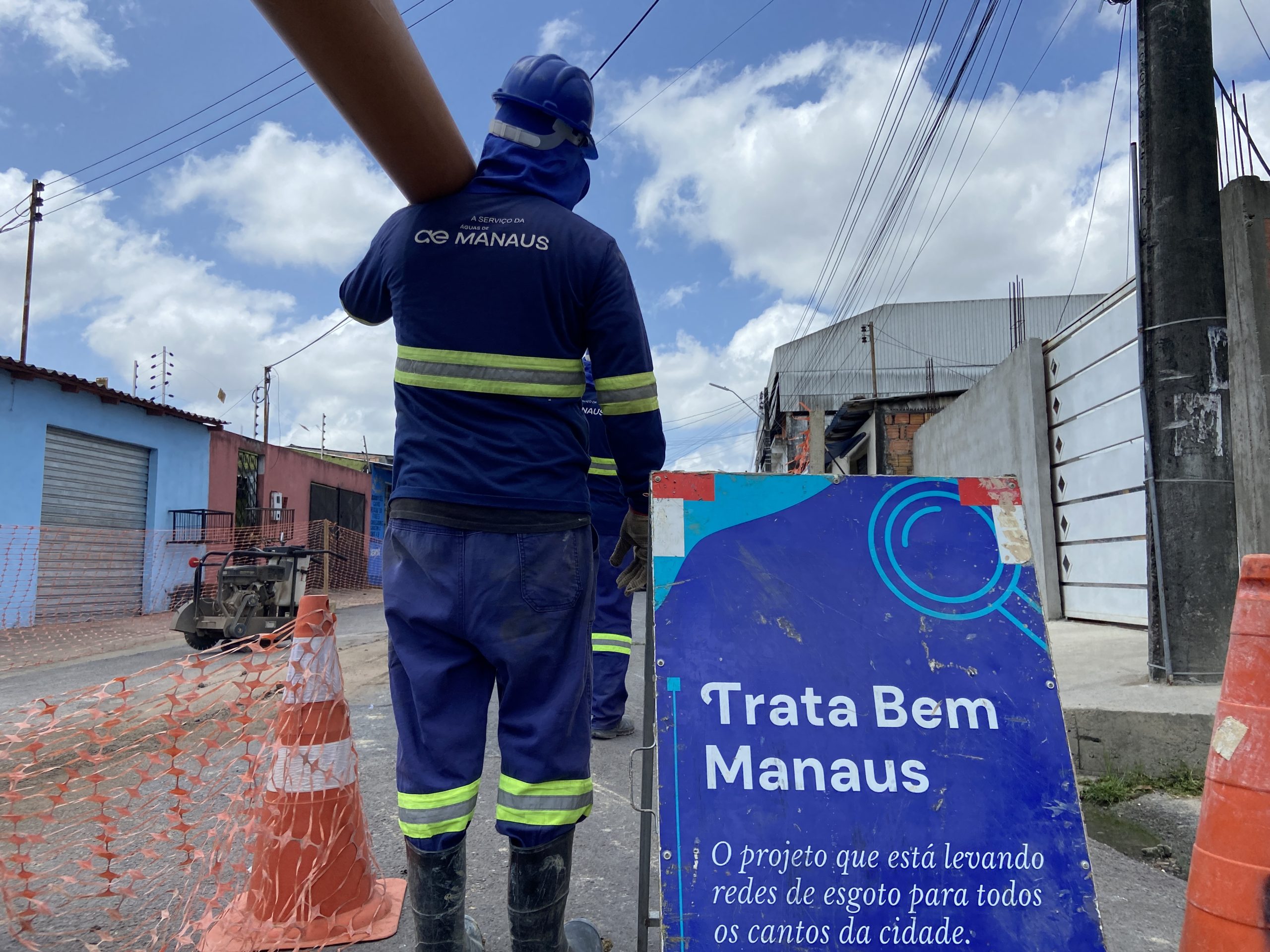 Japiim, Jorge Teixeira e mais duas áreas recebem obras de esgoto nesta semana