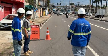 Avenida Constantino Nery: Águas de Manaus realiza manutenção na rede de esgoto neste domingo (29)