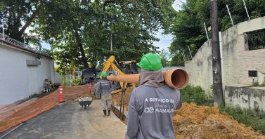Morada do Sol começa a receber obras de esgoto; mais de 5,6 mil pessoas serão beneficiadas