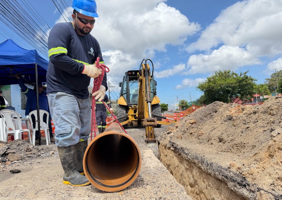 Última semana de maio tem avanço das obras de esgotamento sanitário em 16 bairros de Manaus
