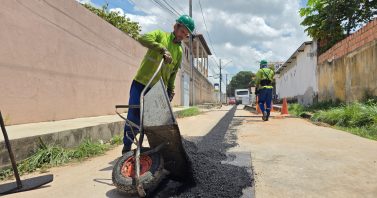 Força-tarefa de asfalto: Águas de Manaus intensifica recuperação de vias em Manaus